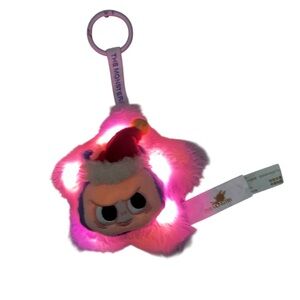 Labubu The Monsters Pop Mart Faux Fur Christmas Ornament